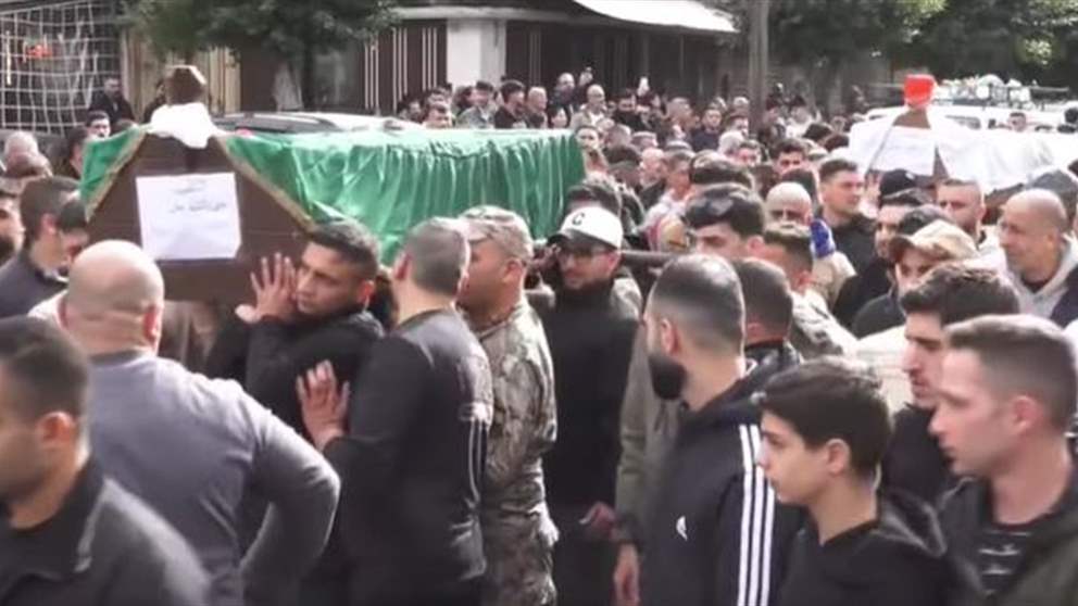 بالفيديو.. جبل محسن يشيع 6 ضحايا من كارثة طرابلس