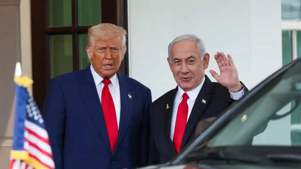 بالفيديو.. لحظة وصول نتنياهو الى البيت الأبيض 