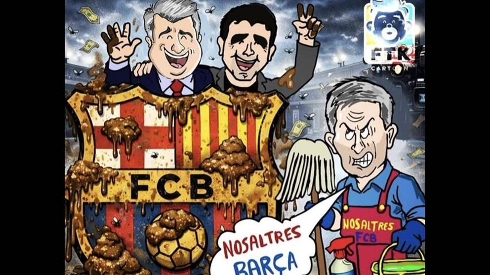 عاصفة في برشلونة: منشور "مسيء" يشعل الصراع داخل النادي