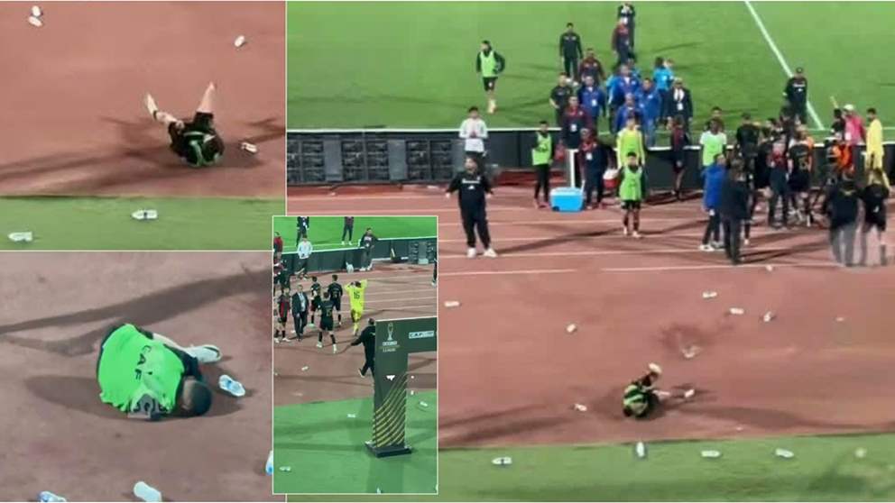 فيديو - أحداث مؤسفة في مواجهة الأهلي المصري والجيش الملكي المغربي