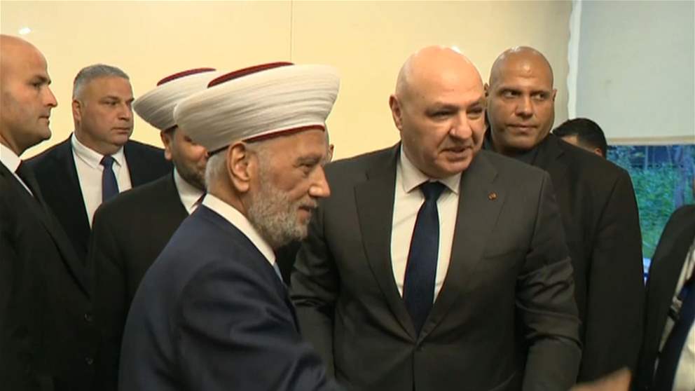 استقبال مفتي الجمهورية للرئيس عون في دار الفتوى (فيديو)