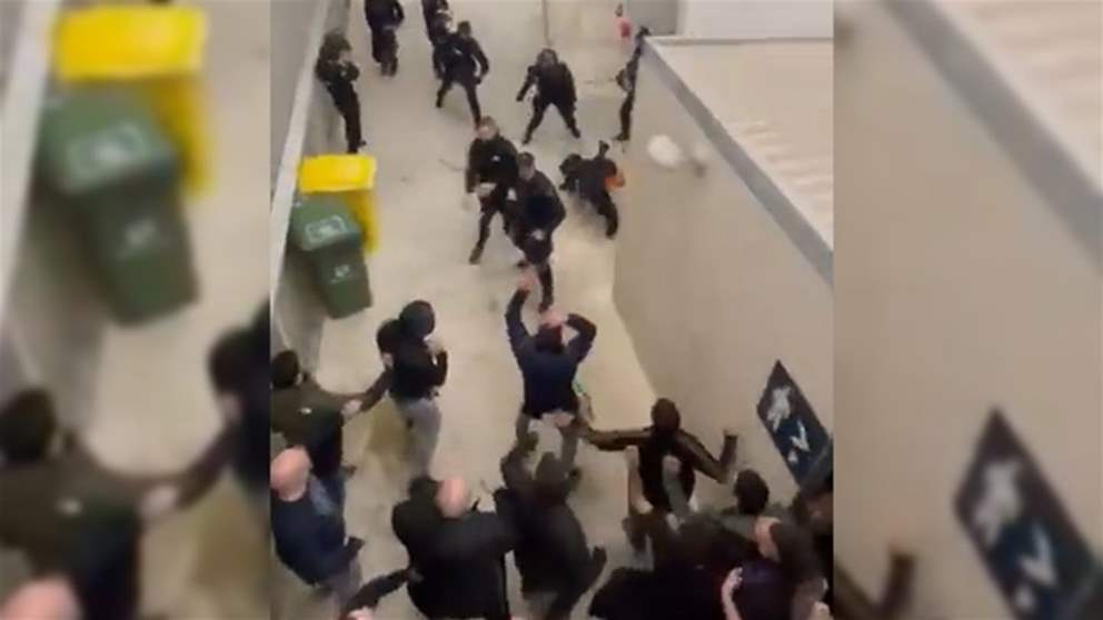 فيديو - اشتباكات تلت فوز أوساسونا المثير على ريال مدريد 