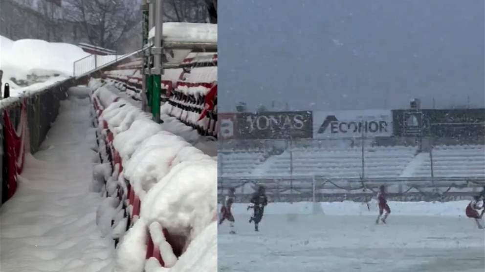 فيديو - نادٍ يتدرب في ظروف مناخية قاسية