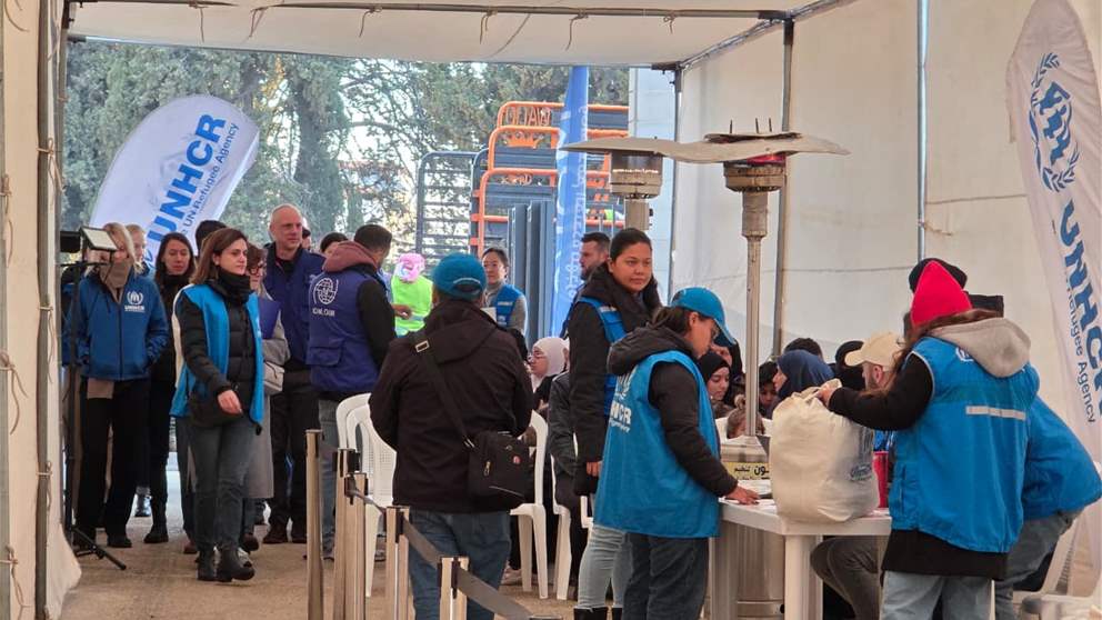 مغادرة دفعة من النازحين السوريين في إطار خطة الحكومة