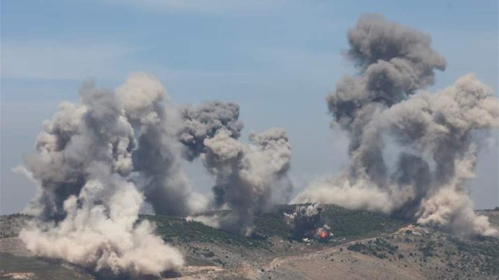 الغارات الإسرائيلية التي استهدفت جرود شمسطار (فيديو)