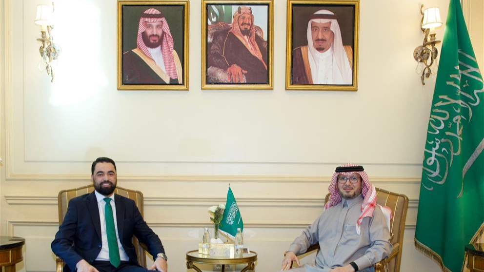 السفير السعودي يستقبل القائم باعمال السفارة السورية لدى لبنان
