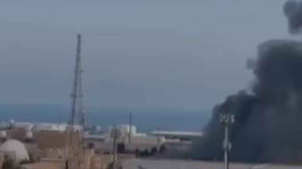 بالفيديو - لحظة انفجار مسيرة ايرانية بقاعدة أميركية 