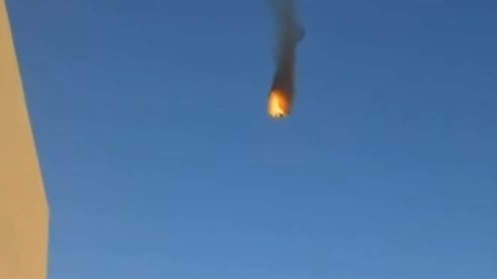 بالفيديو - مشهد آخر لسقوط المقاتلة الأميركية في الكويت