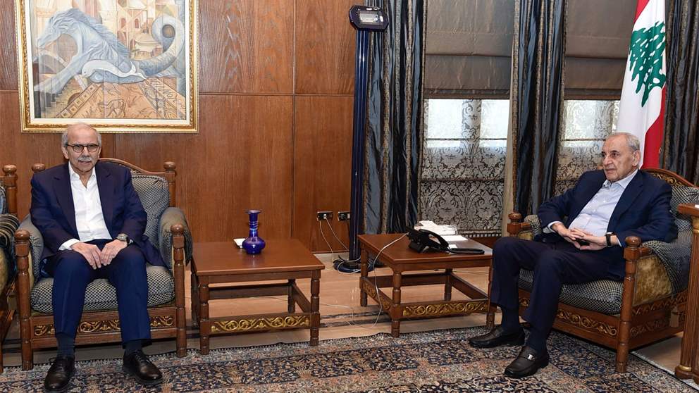 بري يبحث مع سلام تطورات الاوضاع الميدانية وملف النزوح