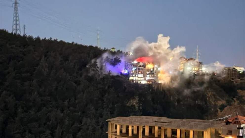 من البارجة.. إسرائيل تستهدف السعديات وعرمون