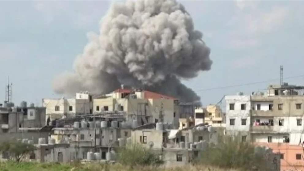 بالفيديو.. غارة عنيفة على الليلكي