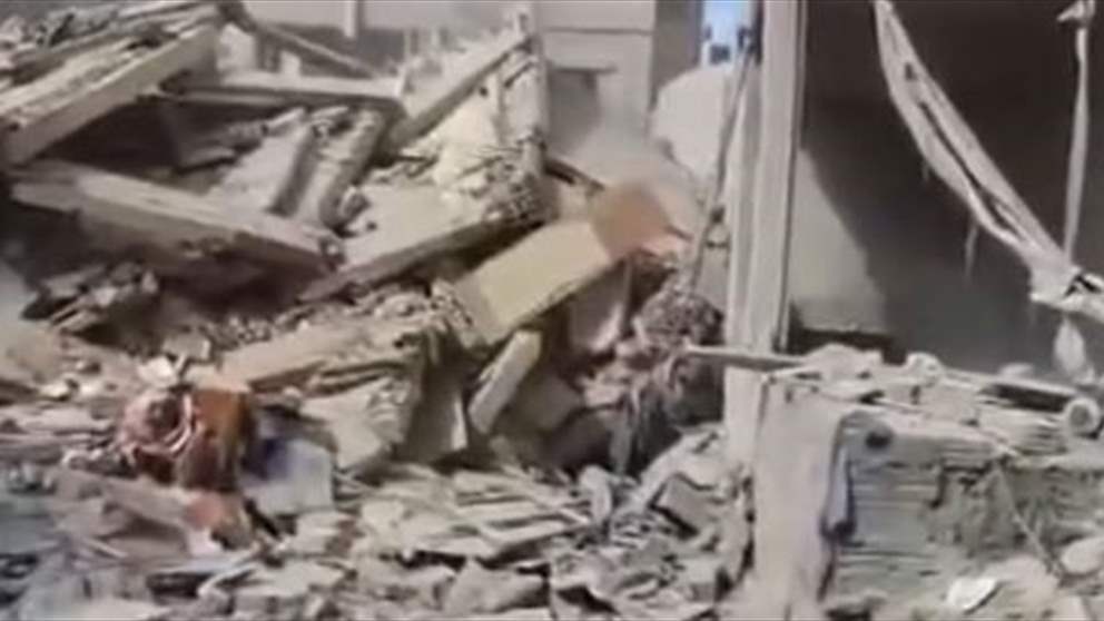 بالفيديو - الأضرار التي ألحقتها الغارة التي استهدفت الليلكي