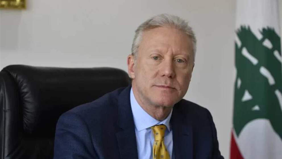 رجي يتصل بنظيره القبرصي ويؤكد تضامن لبنان مع نيقوسيا