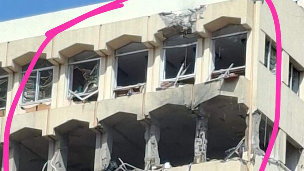 بالصورة.. الشقة المستهدفة في صيدا 