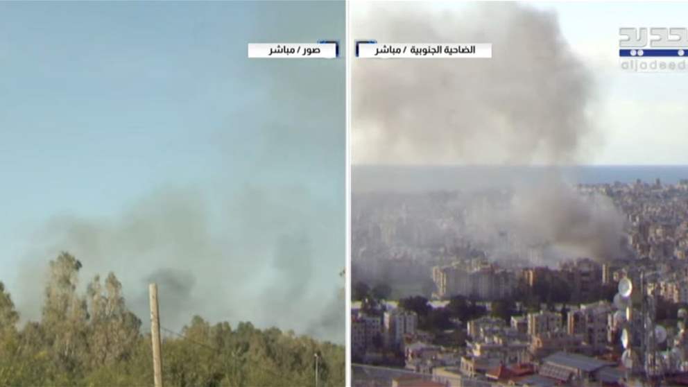 غارة على منطقة بئر حسن.. التفاصيل مع مراسلة الجديد