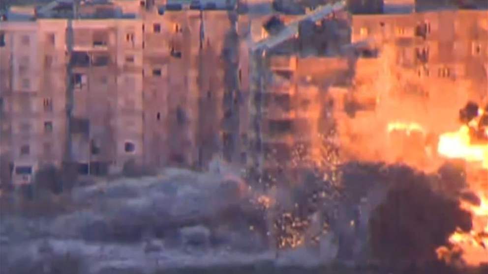 بالفيديو - غارات عدة استهدفت مجمعا سكنيا في الضاحية الجنوبية