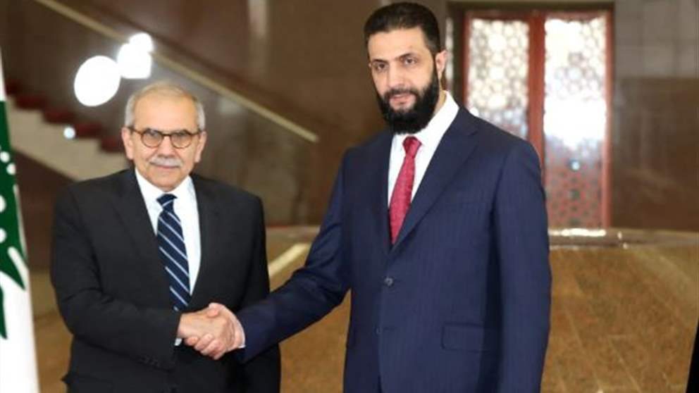 الشرع يتصل بسلام ويؤكد تضامن سوريا مع لبنان