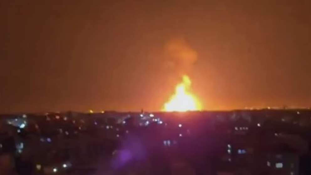 بالفيديو..  انفجار ضخم في طهران