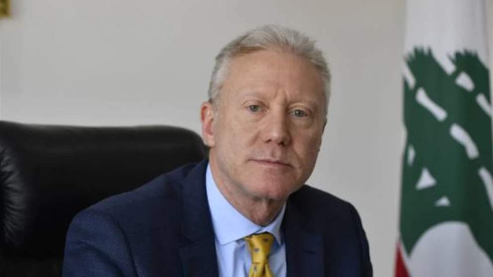 رجي لنظيره القبرصي: لا تخلطوا بين الدولة اللبنانية وبين من يعمل خارج سلطتها