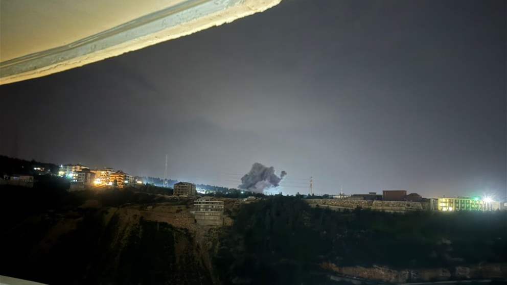 المشهد من عرمون بعد الغارات الإسرائيلية (شاهد الفيديو) 