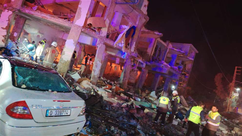 فاجعة في برج قلاويه… استشهاد كوادر طبية بغارة إسرائيلية