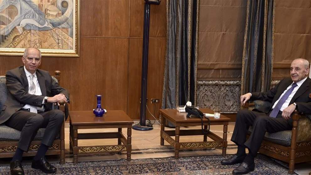 السفير الفرنسي في عين التينة.. ماذا قال بري لـ ماغرو؟