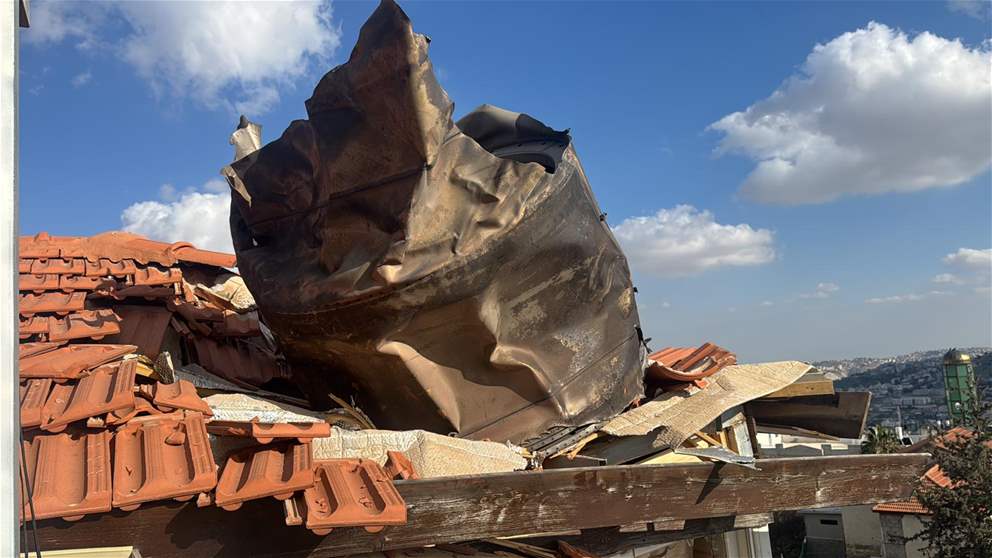 سقوط بقايا صاروخ على سطح مبنى في القدس الشرقية