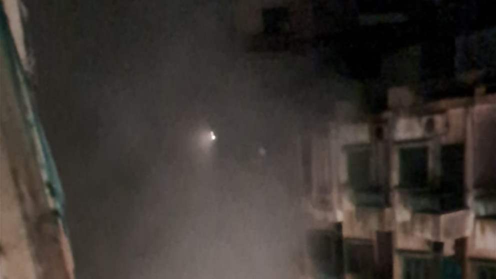 بالفيديو.. غارة إسرائيلية تستهدف العاصمة بيروت