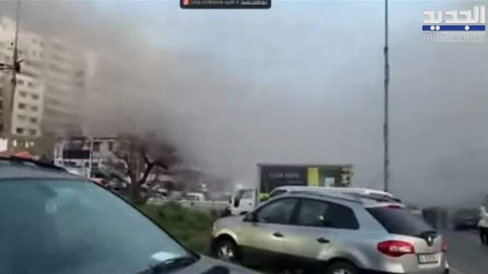  غارة تستهدف المبنى المهدد في الباشورة | التفاصيل مع مراسل الجديد 