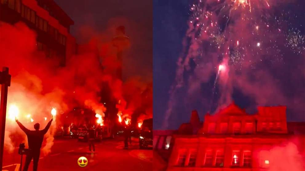 فيديو - جماهير غلطة سراي المحظورة تُلهب شوارع ليفربول 