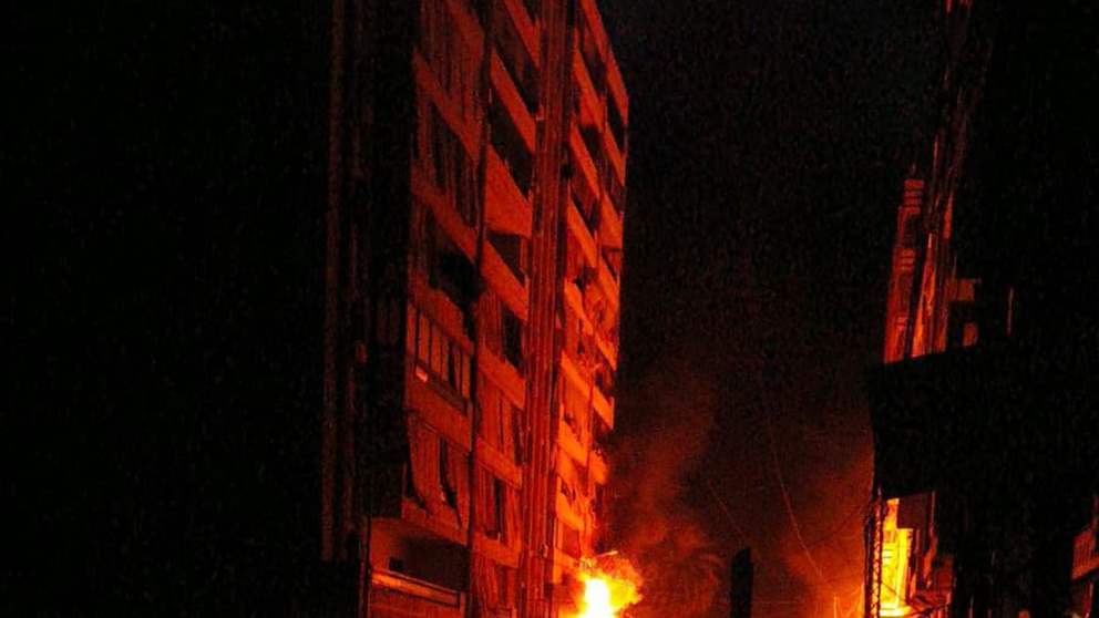 بالفيديو.. غارة تستهدف الضاحية الجنوبية 