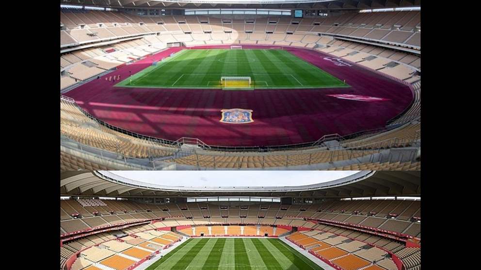 ملعب لا كارتوخا في حلة مونديالية جديدة