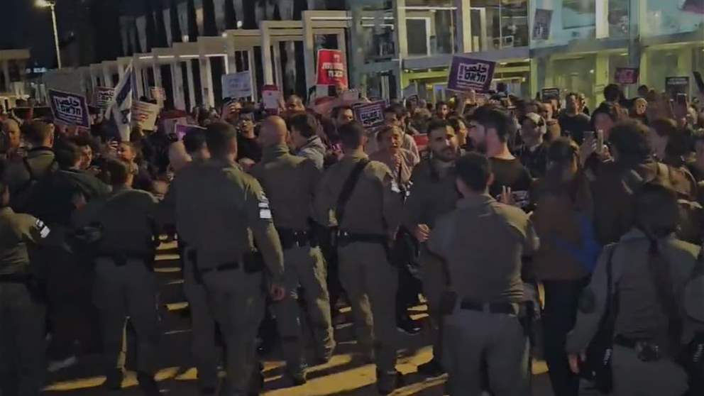 بالفيديو.. مشاهد جديدة للاحتجاجات في إسرائيل