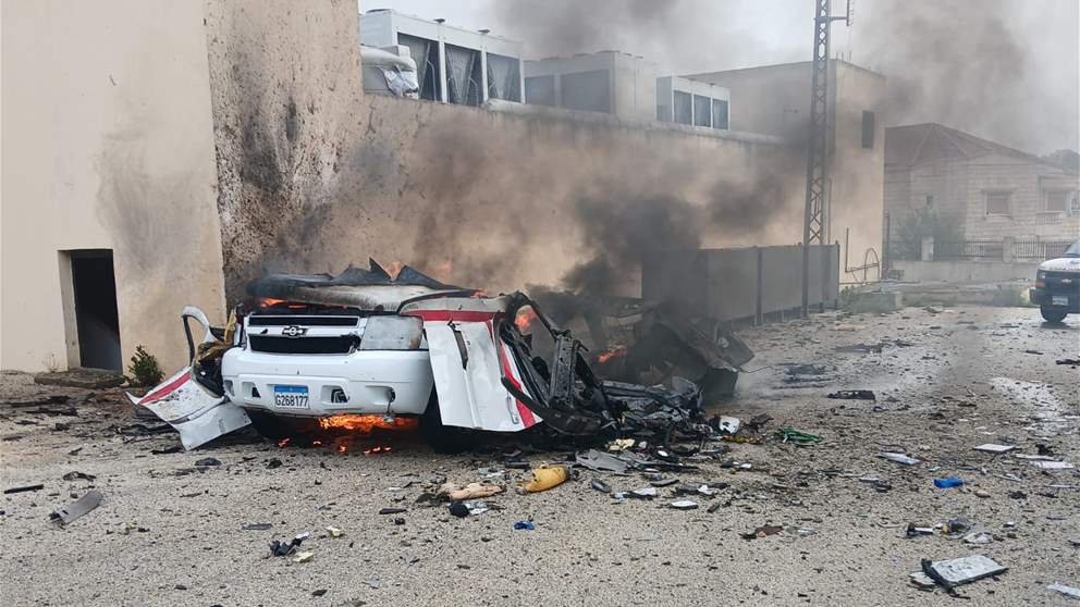 بالفيديو.. استهداف مباشر لمسعفي الهيئة في بنت جبيل 