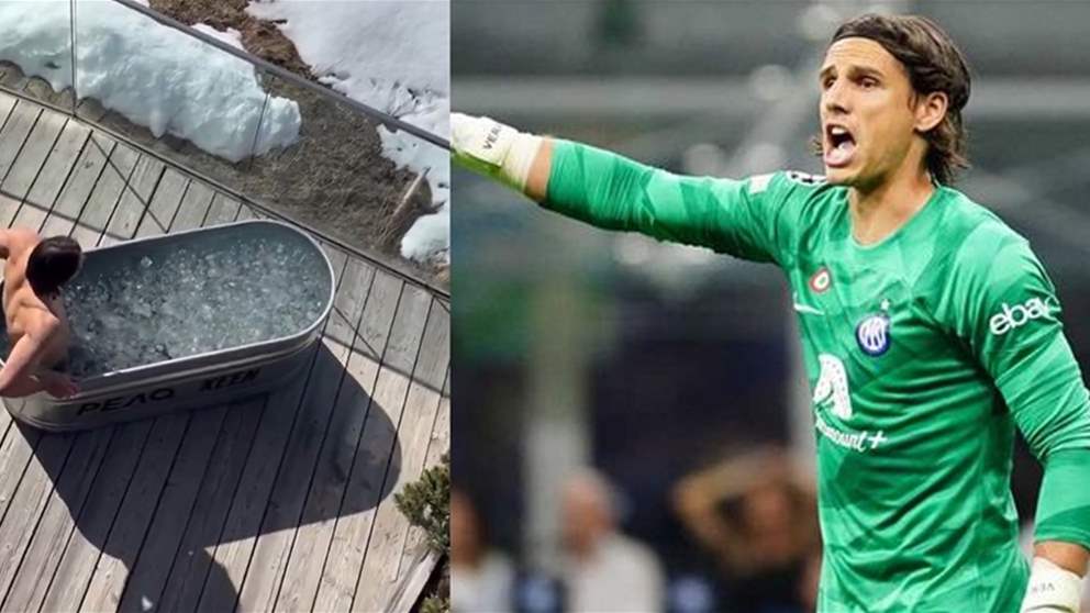 فيديو - يان سومر في الحمّام الجليدي