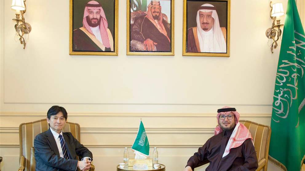 سفير المملكة يستقبل السفير الياباني