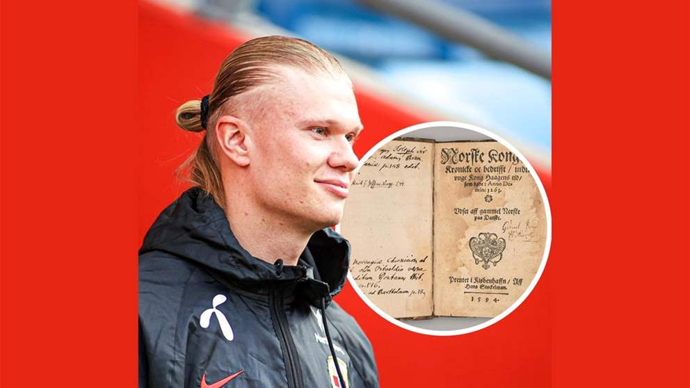 إرلينغ هالاند أهدى مسقط رأسه نسخة تراثية نادرة