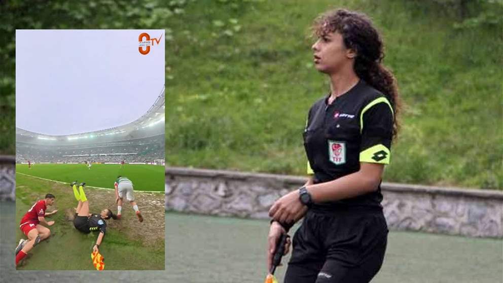فيديو - واقعة سقوط إسراء تثير الجدل في الدوري التركي 