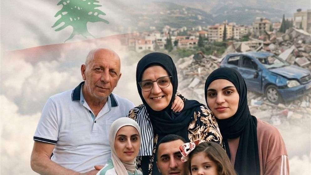 في كفرحتى.. استشهاد عائلة نازحة (صورة)