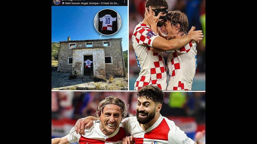 غفارديول يُطلّ من منزل مودريتش المُدمّر في كرواتيا