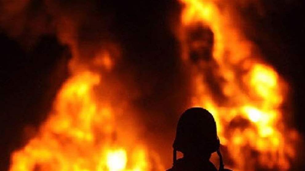 في المحمرة.. حريق متعمّد (فيديو)