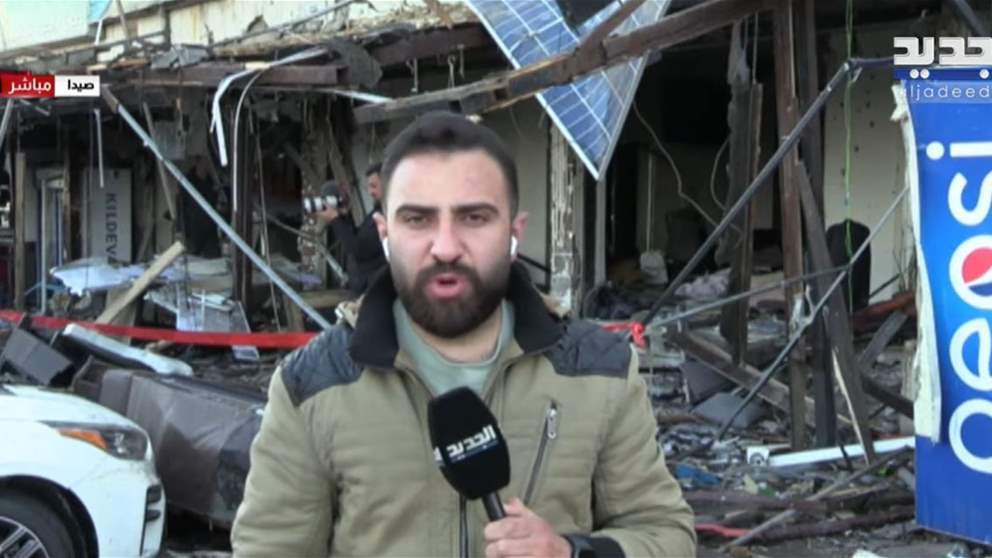 استهداف مقهى ليلاً في صيدا.. الجديد في الموقع 