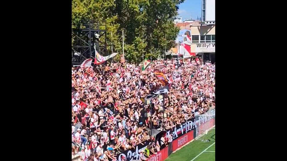 فيديو - جماهير رايو فاييكانو تهتف ضد نتنياهو