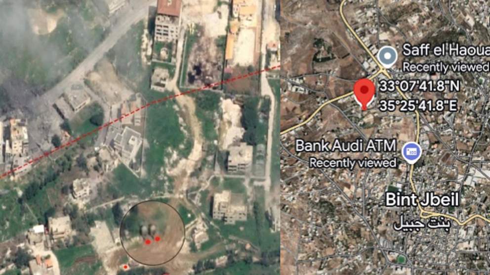 في محيط الملعب والمستشفى.. صور تكشف التوغل الاسرائيلي في بنت جبيل!