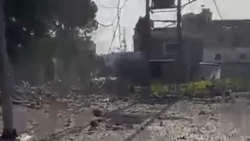  كفررمان بعد الاعتداءات الإسرائيلية (شاهد الفيديو) 