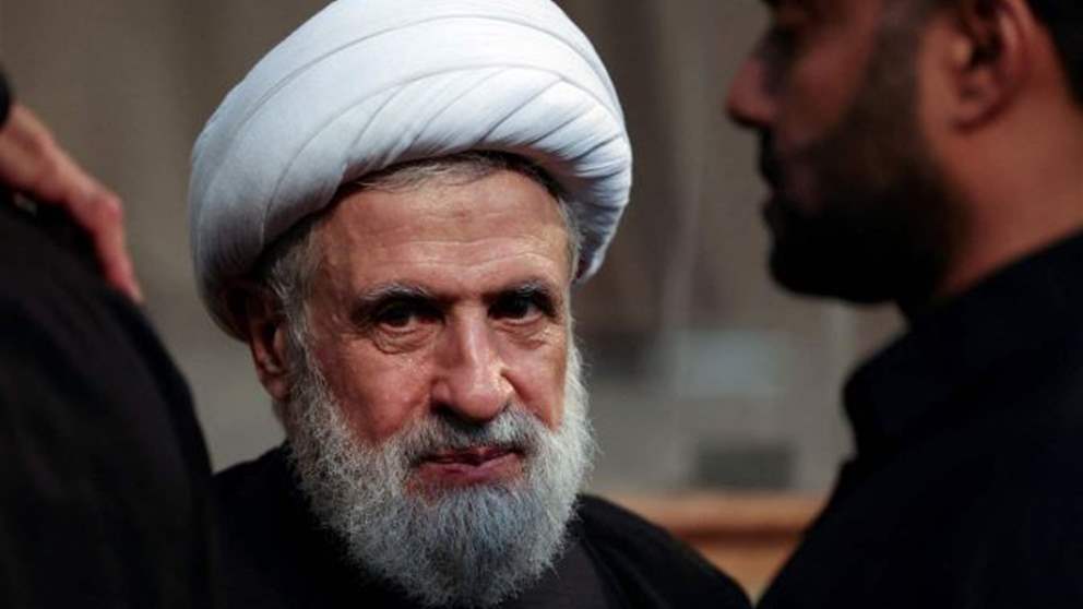 عشية المفاوضات دعا لإلغائها.. نعيم قاسم: باقون في الميدان 