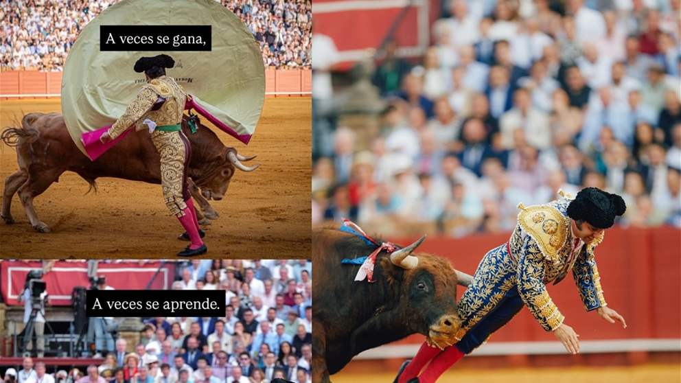 فيديو - المصارع الشهير يعاني اصابة "خطيرة جدّاً" بسبب نطحة الثور