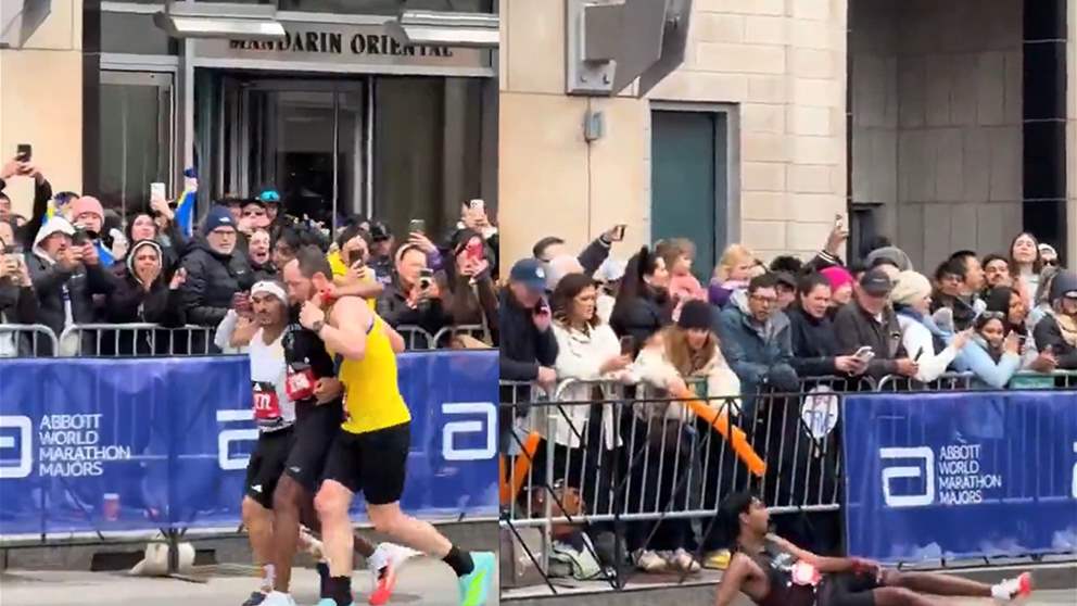 فيديو - ضحيّا من أجل منافس وحملاه الى خط النهاية