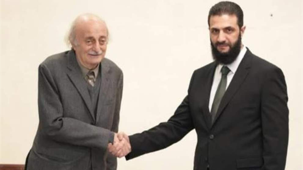 للقاء الشرع.. جنبلاط في دمشق بقرار مفاجئ!