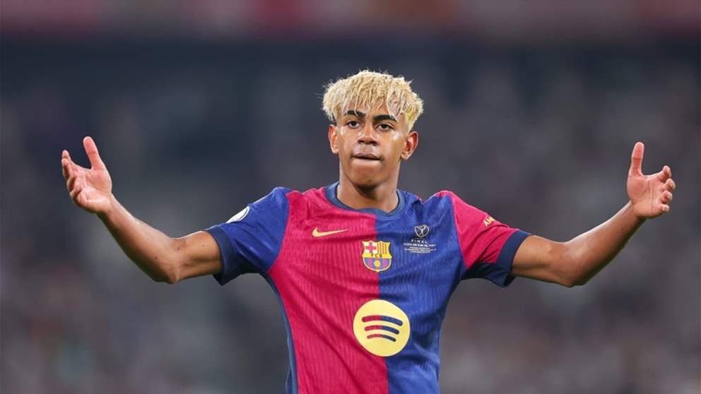 لامين يامال يواصل تحطيم الأرقام القياسية مع برشلونة 